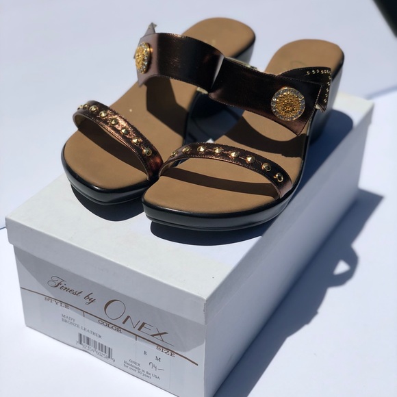 Onex Shoes - Finest by Onex Mady Bronze Leather